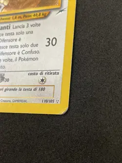 Pokemon TCG SHINING NOCTOWL 110/105 Neo Destiny - 2002 ITA ITALIANO - Image 2