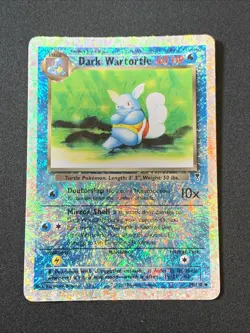 Pokemon TCG DARK WARTORTLE 39/110 Legendary Collection - 2002 ENG ENGLISH - Image 1