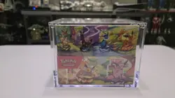 Pokemon TCG Prismatic Evolutions Mini Tin Case Brand New and Sealed/Acyrlic case - Image 1