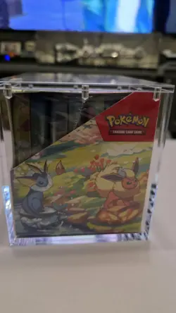 Pokemon TCG Prismatic Evolutions Mini Tin Case Brand New and Sealed/Acyrlic case - Image 4