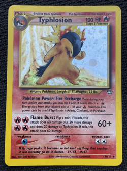 POKEMON TCG TYPHLOSION 17/111 HOLO Neo Genesis - ENG ENGLISH - Image 1