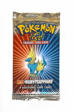 POKEMON TCG 1X Manectric Sealed Booster Pack - EX Ruby & Sapphire 2003 English - Image 1