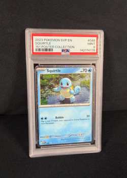 Pokemon Squirtle SVP Black Star Promo 2023 151 Poster Collection PSA 9 MINT - Image 2