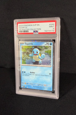 Pokemon Squirtle SVP Black Star Promo 2023 151 Poster Collection PSA 9 MINT - Image 4