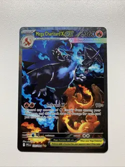 Mega Charizard X EX SIR 125/094 (English) Phantasmal Flames Pokemon TCG - Image 1