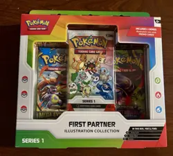 POKEMON FIRST PARTNER ILLUSTRATION COLLECTION SERIES 1 BOX - Image 1