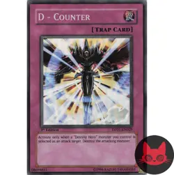 Yugioh D - Counter DP05-EN029 Super Rare 1st Edition MP - Image 1