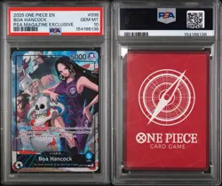 2025 ONE PIECE PROMOS | PSA MAGAZINE EXCLUSIVE BOA HANCOCK 038 PSA 10 - Image 2