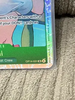 11-Bandai One Piece CCG Nami OP14-031 Special FILM/Straw Hat Crew Holo - Image 3