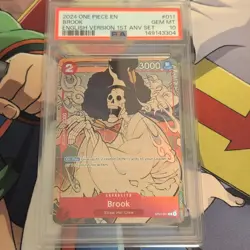 One Piece Brook 1st Anniversary Promo ST01-011 PSA 10 English - Image 1
