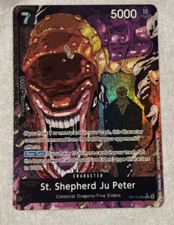 St. Shepherd Ju Peter (Alternate Art) OP13-084 Carrying On His Will Foil - Image 1