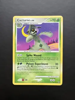 Pokemon TCG Cacturne Platinum Base Set Card 42/127 HP - Image 1