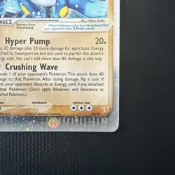 Swampert EX 95/95 Holo Rare Team Magma vs Team Aqua Pokemon Card. English, MP - Image 4
