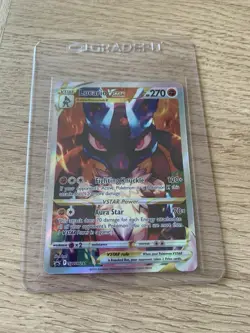 Pokemon Card TCG Lucario VSTAR Black Star Promo SWSH291 Full Art Holo Rare - Image 1