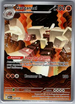 Garganacl 147/132 ME01: Mega Evolution - Pokemon Card - NM - Image 1