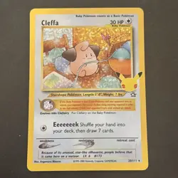 Cleffa 20/111 Celebrations Ultra Rare Holo Pokemon Card NM - Image 1
