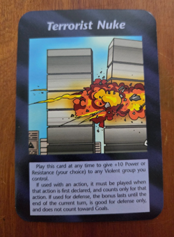 Terrorist Nuke Card Limited INWO Illuminati New World Order - Image 1