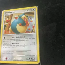 Snorlax 33/111 Rare Rising Rivals Pokemon Card - Image 4