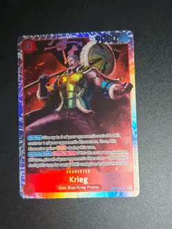 One Peice TCG Krieg OP-15-008 Super Rare One Piece Card English - Image 1