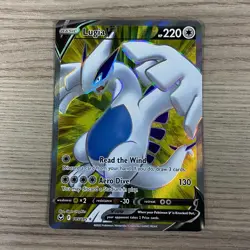 LUGIA V POKEMON TCG CARD 185/195 SWSH12 SILVER TEMPEST ULTRA RARE FULL ART FOIL - Image 1