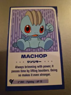 Pokemon Peru Exclusive Shining Infinity Non Holo Card Machop - Image 1