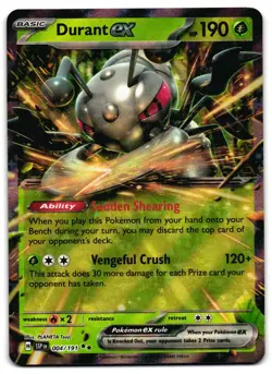 Durant ex 004/191 - Surging Sparks Double Rare Pokemon TCG - NM Card - Image 1