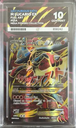 Mega Lucario EX 55A/111 ACE 10 - Mega Powers Collection Pokemon Card Game - Image 1