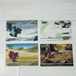 Pokemon Battle Gum card トッフ製菓 2015 MEGA Charizard Scizor Sableye Kyogre RARE - Image 1