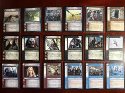 Decipher Lord Of The Rings TCG 18 Rare Card Lot - Image 1