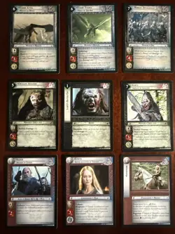 Decipher Lord Of The Rings TCG 18 Rare Card Lot - Image 2