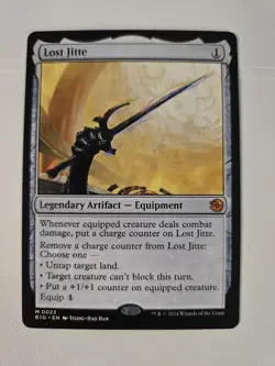 MTG Lost Jitte Outlaws of Thunder Junction: the Big Score Regular - Image 1