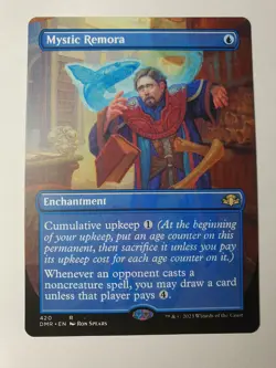 MTG - Mystic Remora Borderless - Dominaria Remastered #420 - N/M Rare - Image 1