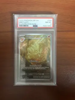 Ninetales 199/197 Illustration Rare Obsidian Flames Pokemon Card PSA 8 - Read - Image 2