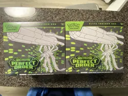 Perfect Order Pokemon EXCLUSIVE Elite Trainer Box ETB TCG - Lot of 2 - Image 1