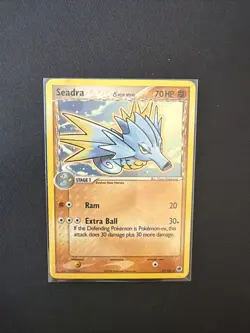 Pokemon TCG Seadra (Delta Species) EX Dragon Frontiers 37/101 Regular Uncommon - Image 1