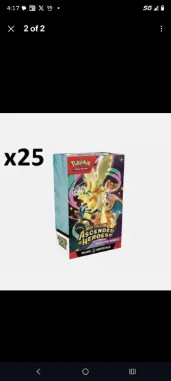 Pokemon Ascended Heroes Booster Bundle Case 25 Bundles English TCG 2026 - Image 2
