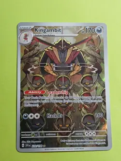 Pokemon Scarlet & Violet Base Kingambit 220/198 illustration rare - Image 1