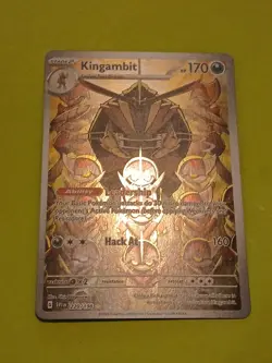 Pokemon Scarlet & Violet Base Kingambit 220/198 illustration rare - Image 2