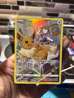 Eevee TG11/TG30 SWSH09: Brilliant Stars Trainer Gallery Pokemon TCG - NM - Image 1