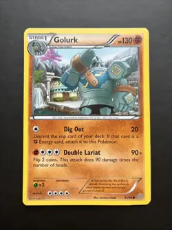 Pokemon TCG Golurk Ancient Origins 41/98 MP - Image 1