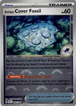 Antique Cover Fossil [Poke Ball] #80 Pokemon Black Bolt - Image 1
