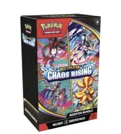 Pokemon TCG Mega Evolution: Chaos Rising Booster Bundle x6 Packs **PRESALE** - Image 1