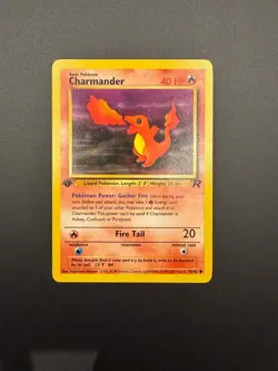 Pokemon Charmander 1st Edition Common Team Rocket 50/82 LP - Image 1
