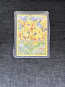 Pikachu Full Art Holo RC29/RC32 Pokemon XY: Generations Radiant Collection MP - Image 1