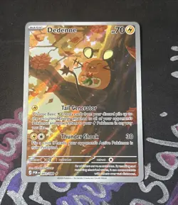 Pokemon Dedenne 093/088 NM Illustration Rare Perfect Order - IN HAND - Image 1
