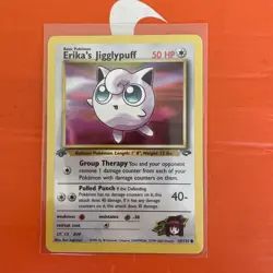 Pokemon TCG Erika’s Jigglypuff 69/132 1st Edition Gym Challenge Common WOTC - Image 1