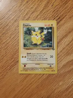 Pokemon Pikachu 60/64 Jungle 50HP Spark 20 Attack Common Excellent Lp Condition - Image 2