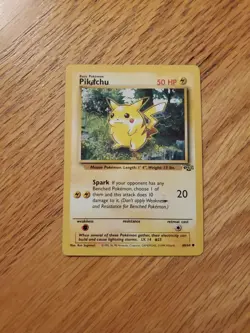 Pokemon Pikachu 60/64 Jungle 50HP Spark 20 Attack Common Excellent Lp Condition - Image 3