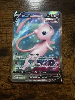 The Pokemon Company Mew V Full Art Ultra Rare Holo 250/264 Fusion Strike - Image 1
