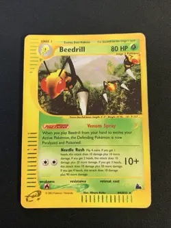 Pokemon TCG BEEDRILL H4/H32 Skyridge 2003 - ENG ENGLISH - Image 1